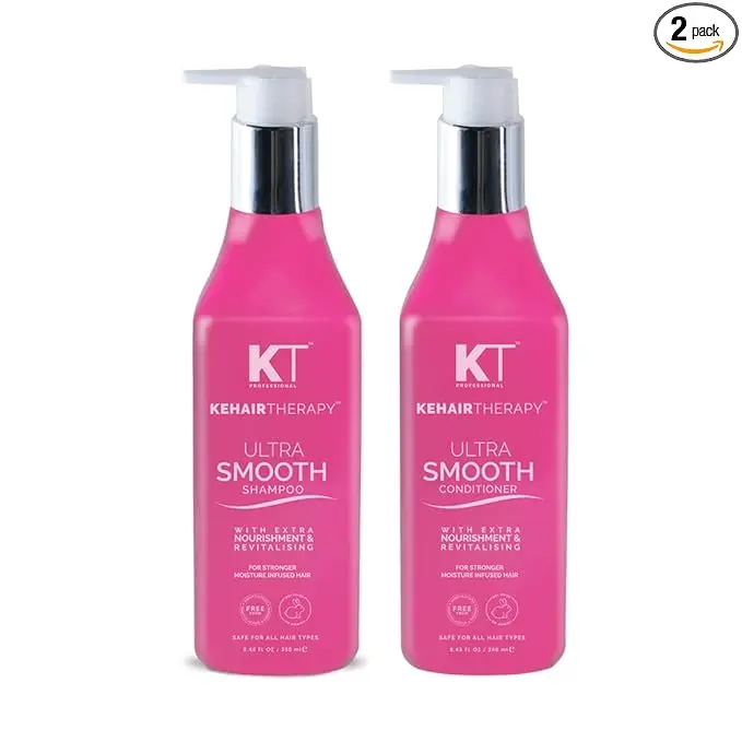 KT Professionals Ultra Smooth Shampoo and Conditioner (250ml) set of 2